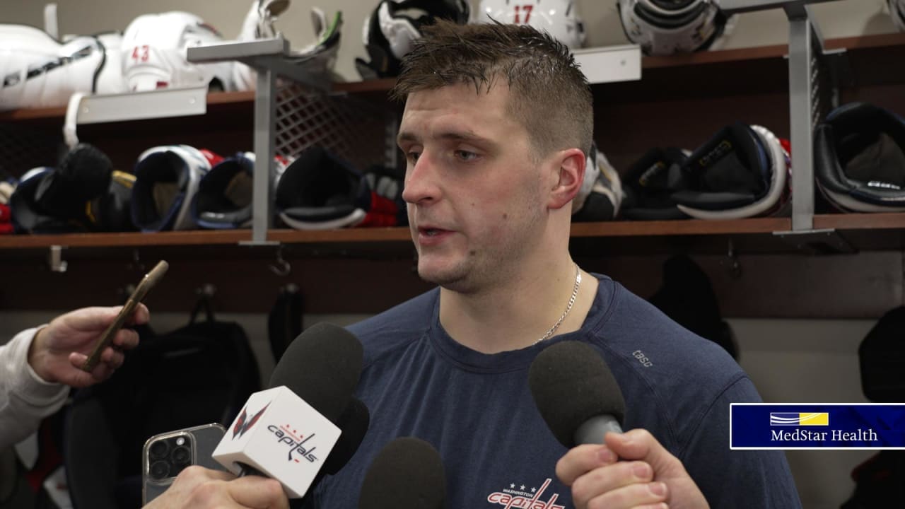 Aliaksei Protas | Postgame | Washington Capitals