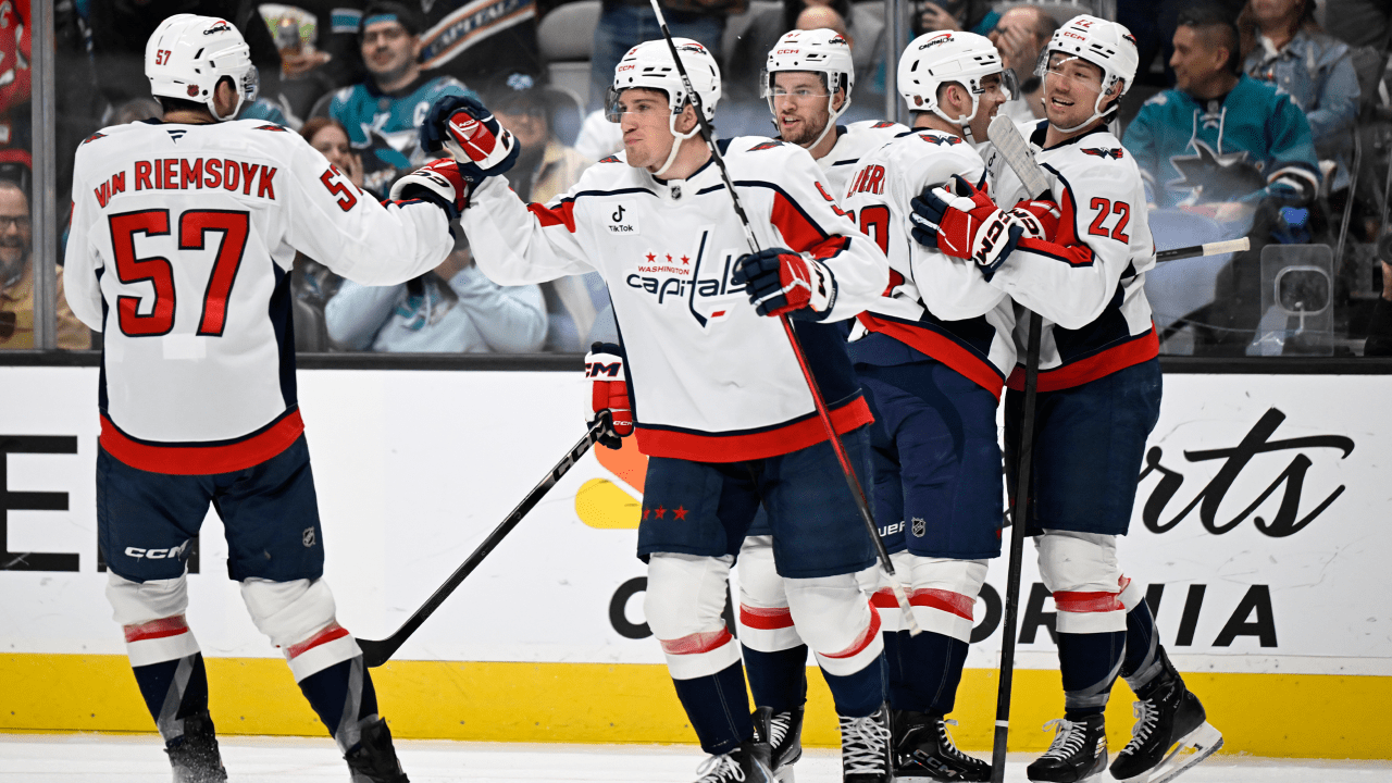 Leonard has 4 points, Capitals score 7 against Sharks for 6th straight win
