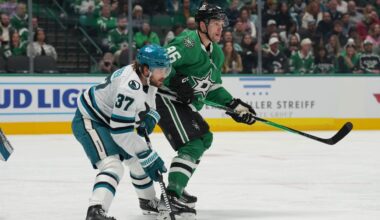 Rantanen has goal, 2 assists, Stars top Sharks to extend point streak to 9