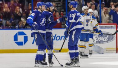 Raddysh has 3 points, Lightning defeat Blues