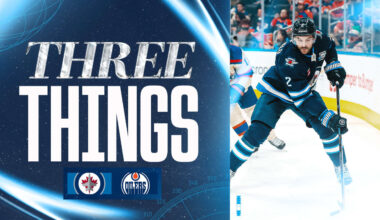 THREE THINGS: Jets give up 4 goals in first, lose to Oilers 6-2