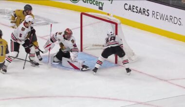 CHI@VGK: Hutton scores goal against Spencer Knight