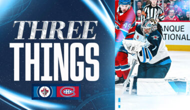 THREE THINGS: Jets get a point in Montreal