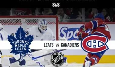 leafs vs canadiens