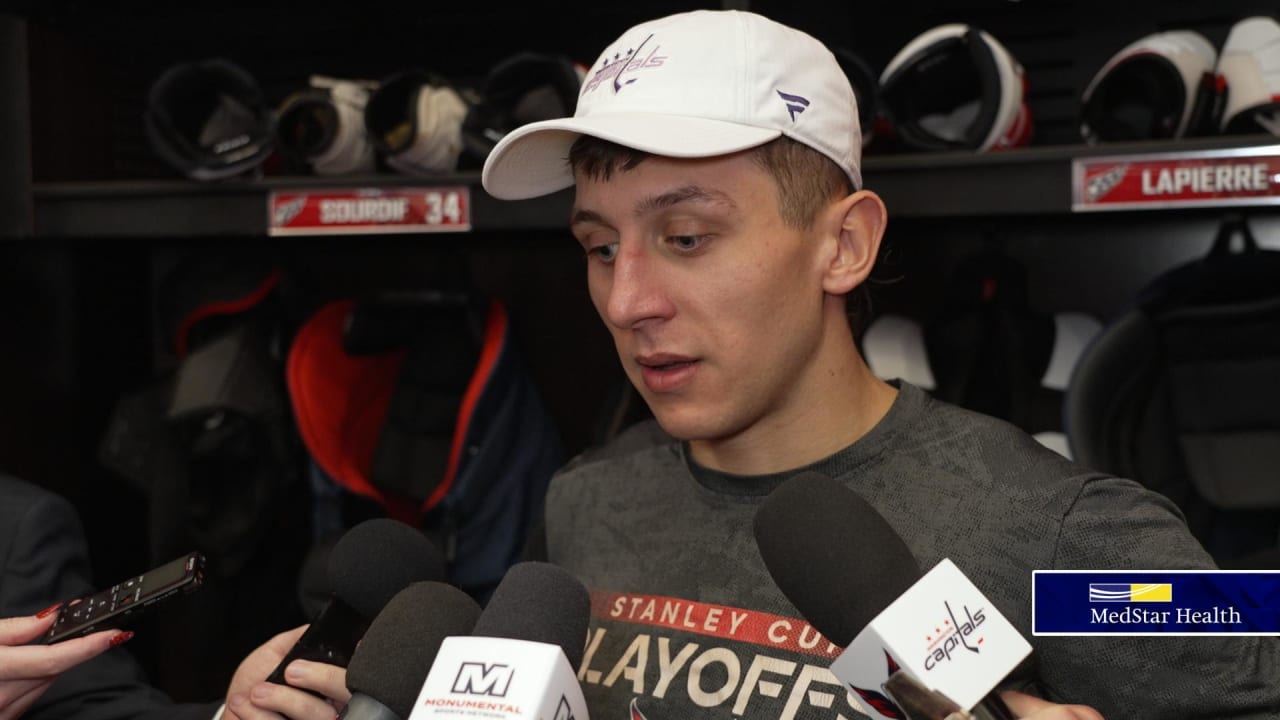 Martin Fehervary | Postgame | Washington Capitals