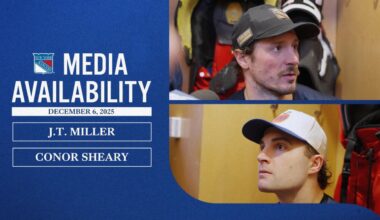 Postgame: Miller and Sheary | New York Rangers