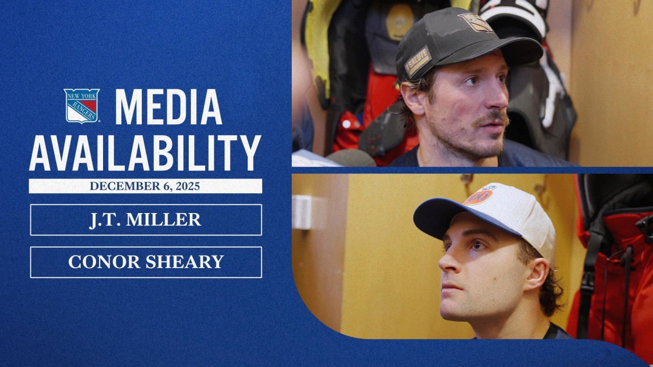 Postgame: Miller and Sheary | New York Rangers