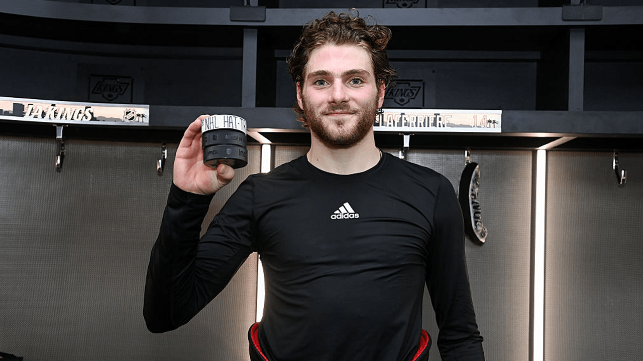 INSIDER: Alex Laferriere's First NHL Hat Trick a Long Time Coming