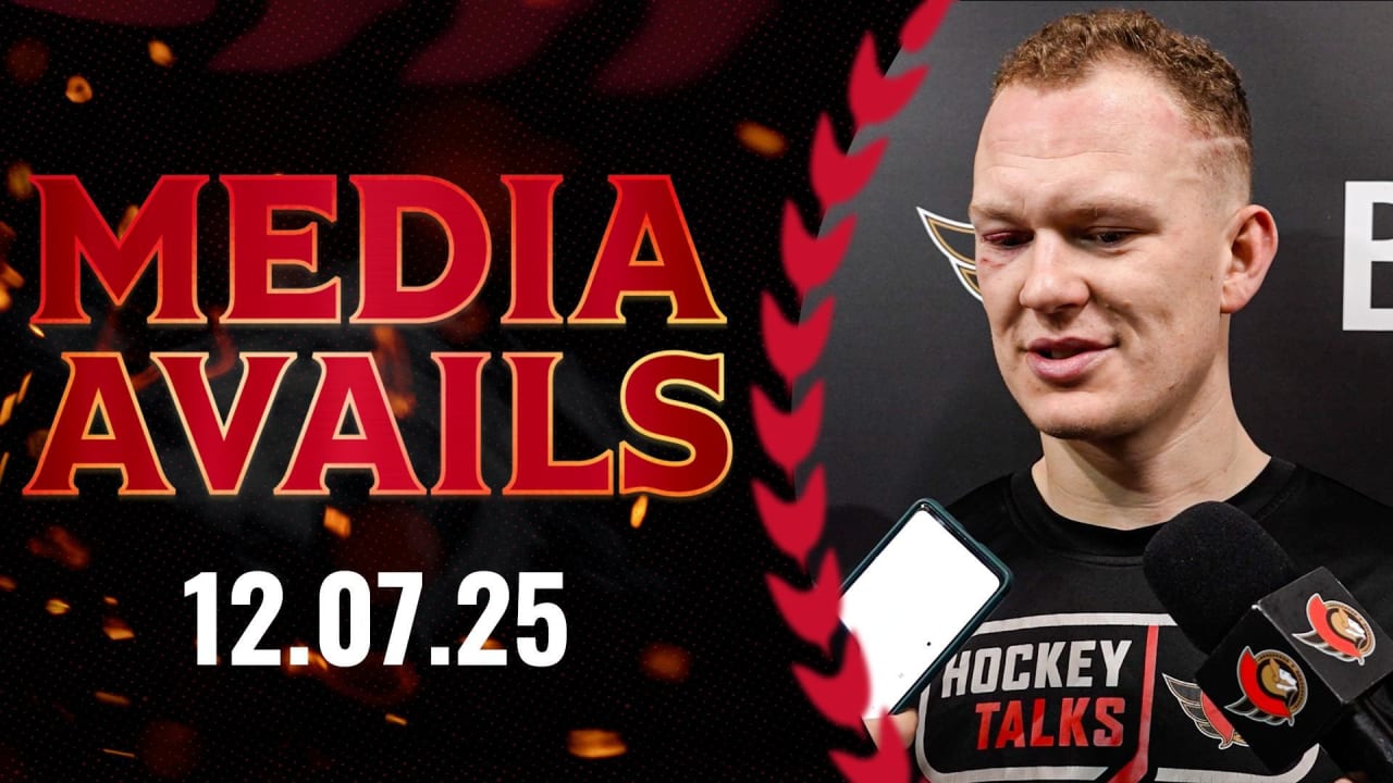 Brady Tkachuk Media Availability | Ottawa Senators