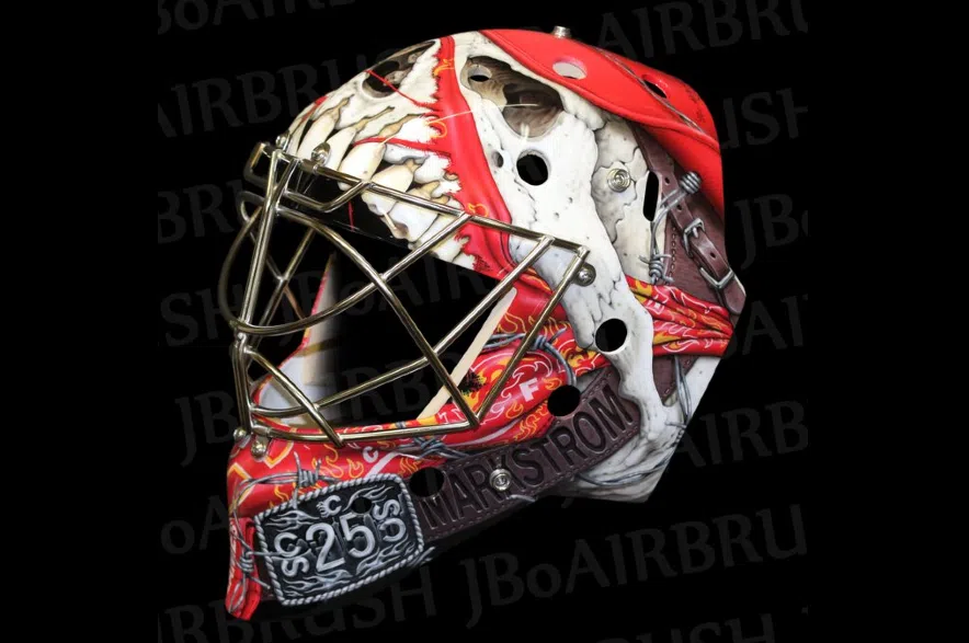 Mask designed by Jordon Bourgeault.