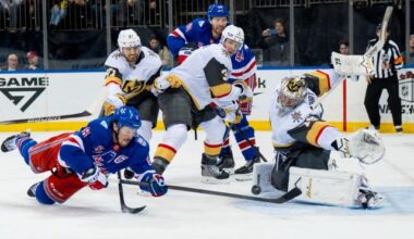 Eichel scores late in OT as Golden Knights beat Rangers 3-2 :: WRALSportsFan.com