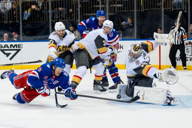 Eichel scores late in OT as Golden Knights beat Rangers 3-2 :: WRALSportsFan.com