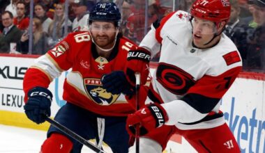 Kunin and Lundell score during Panthers' 5-goal 3rd period in 5-2 win over Hurricanes :: WRALSportsFan.com
