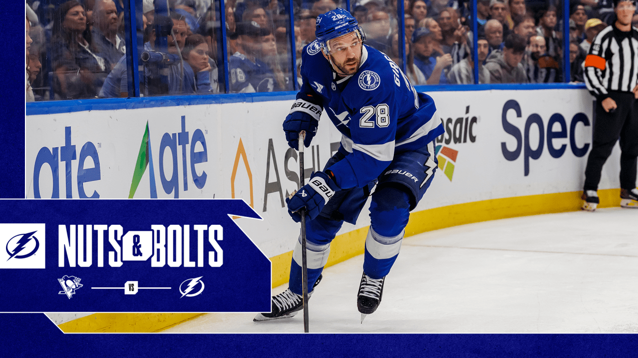Nuts & Bolts: Lightning set to host Penguins on Thursday