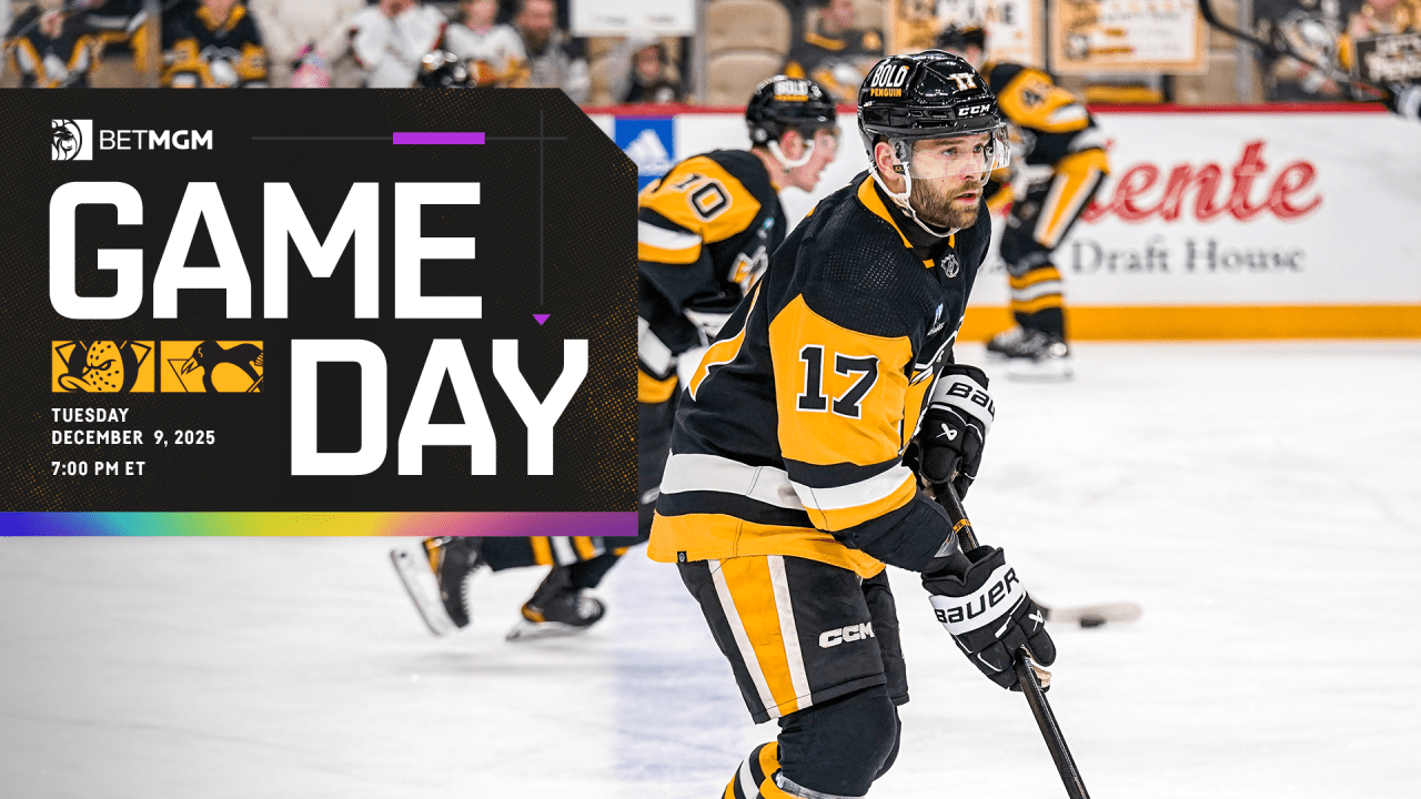 Game Preview: 12.09.25 vs Anaheim Ducks