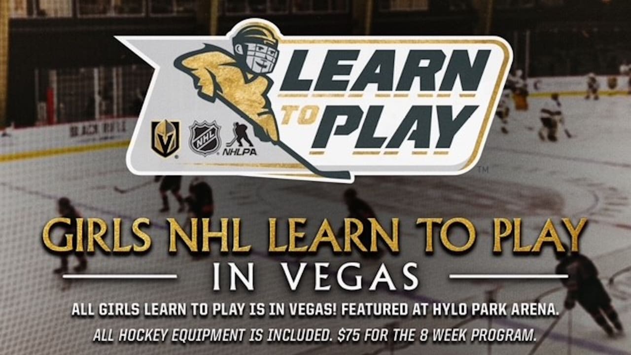 Vegas Golden Knights to Host Girls NHL Learn to Play