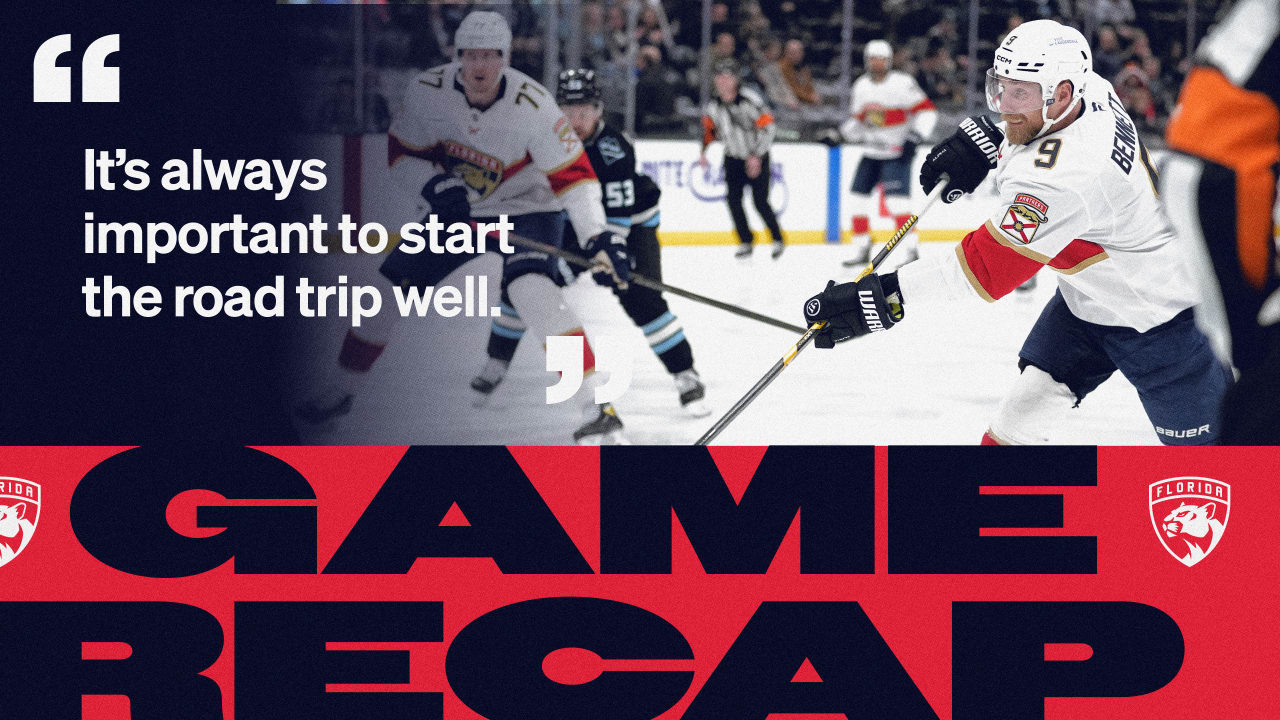 RECAP: Panthers 4, Mammoth 3