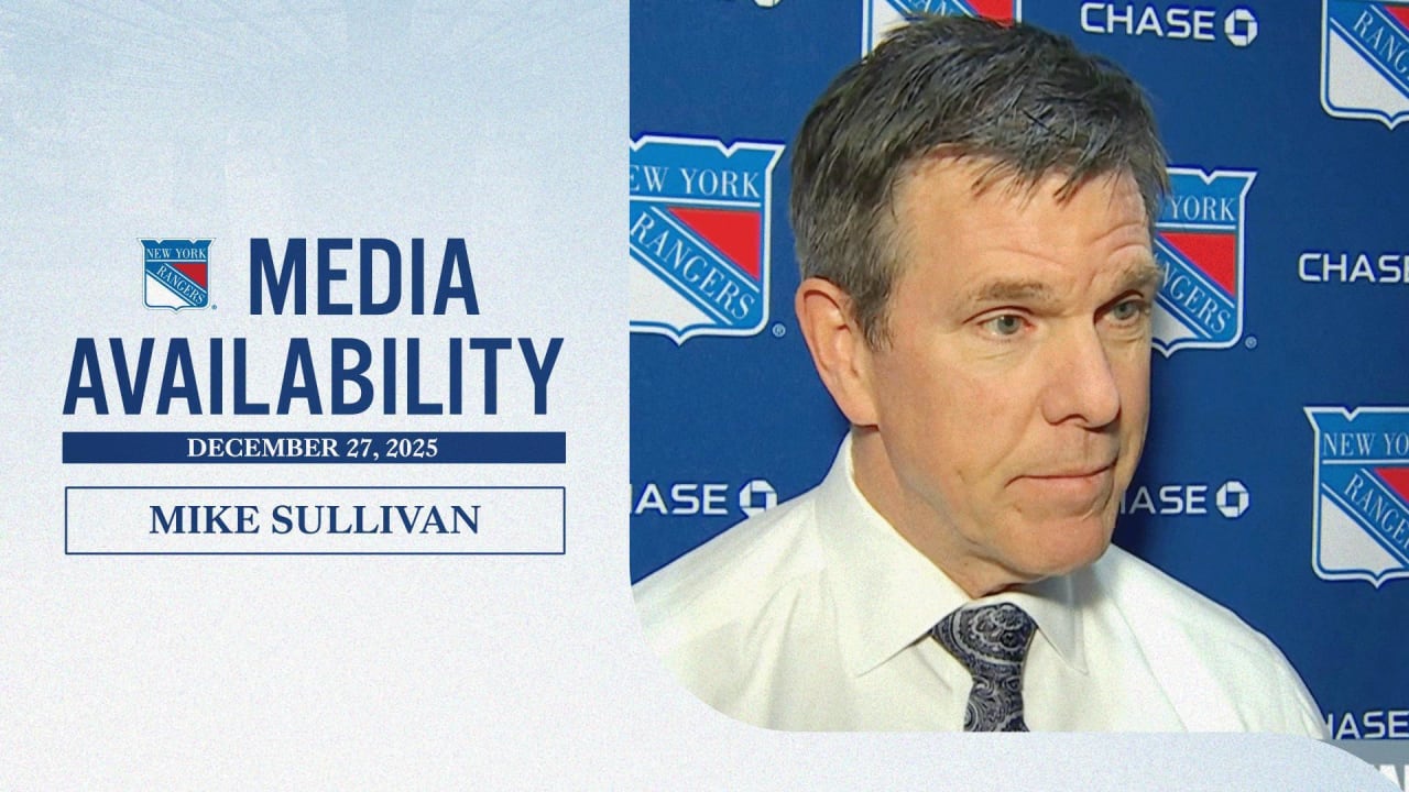 Postgame: Mike Sullivan | New York Rangers