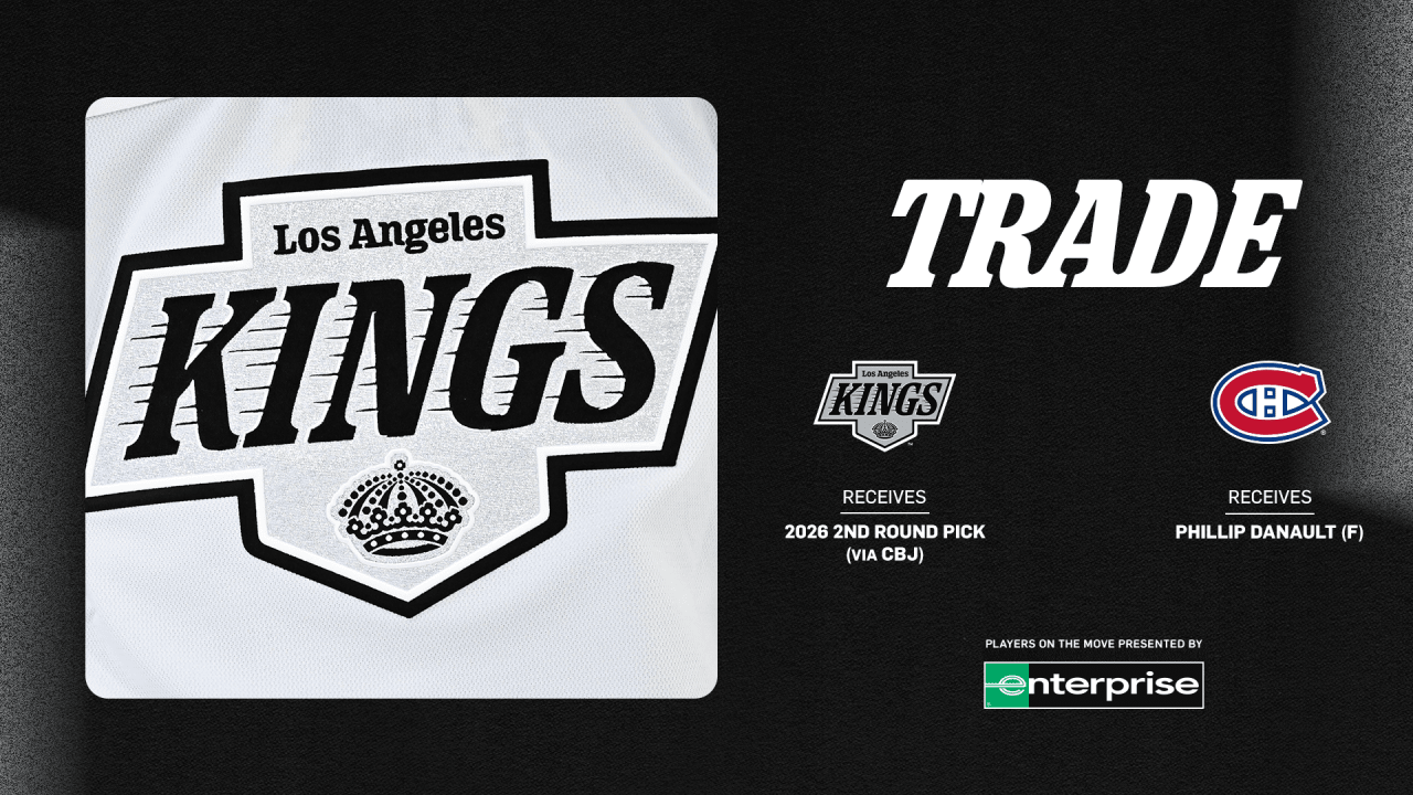 LA Kings Acquire 2026 Second Round Draft Pick In Exchange For Forward Phillip Danault