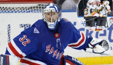 Rangers blow late lead in OT loss to Golden Knights