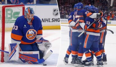 Late goal, strong goaltending send Islanders to big win over Devils