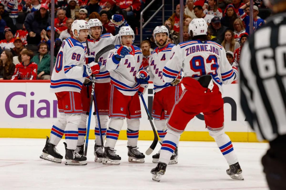 Rangers score win over Capitals with third-period eruption