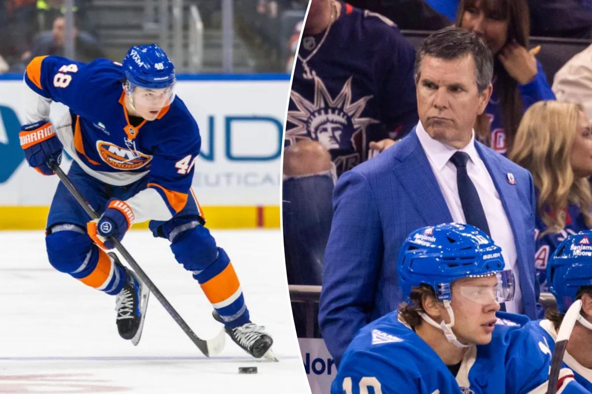 Rangers' Mike Sullivan has nothing but praise for Islanders' Matthew Schaefer