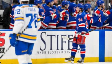 Gabe Perreault's first NHL goal showed what Rangers have missed