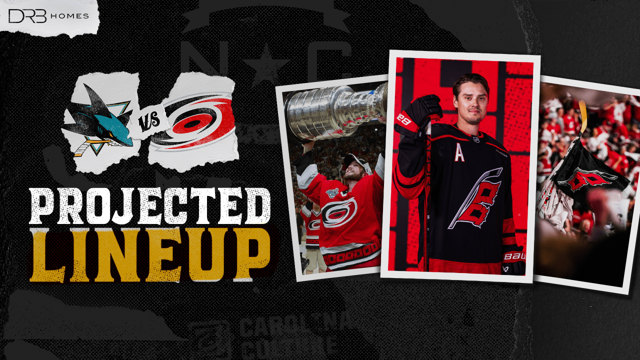 Projected Lineup: December 7 vs. San Jose