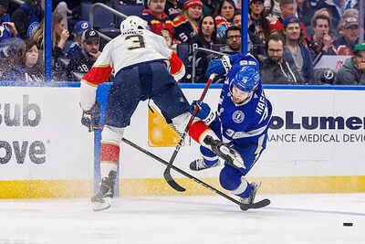 NHL Brandon Hagel Injury Update: Lightning forward exits after head shot by Panthers' Seth Jones