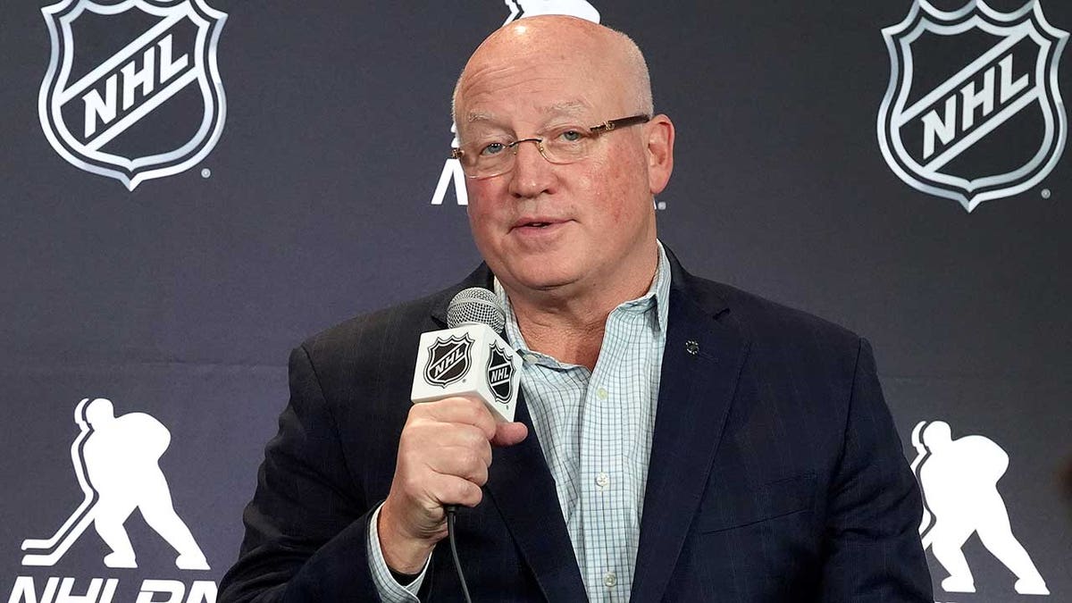 Bill Daly, NHL deputy commissioner, speaks