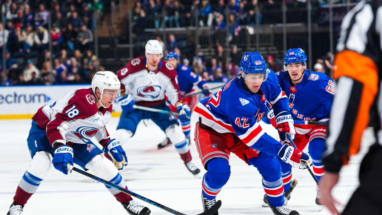 Rangers vs. Avalanche: Postgame Notes