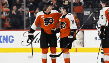 Flyers overcome early deficit, slow down Sharks