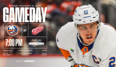 Game Preview: Islanders at Red Wings