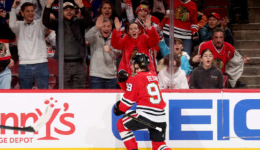 Burakovsky Feeds Bedard | Chicago Blackhawks