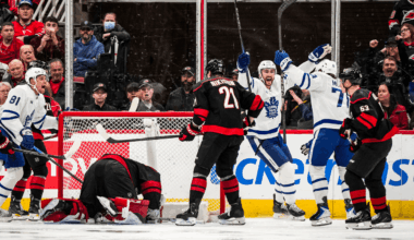 McMann, Maple Leafs power past Hurricanes for 3rd straight win