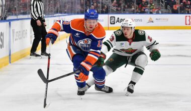PROJECTED LINEUP: Oilers vs. Wild