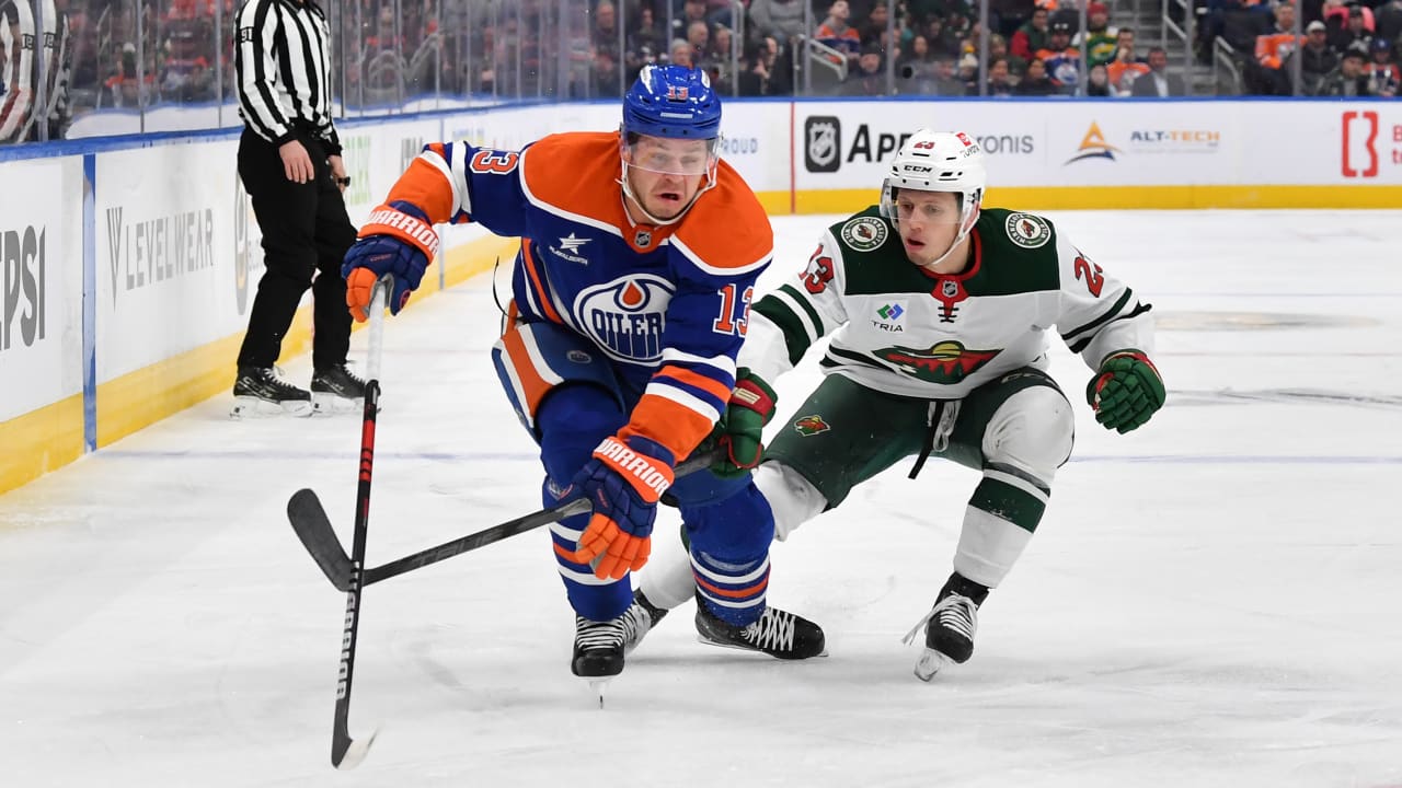 PROJECTED LINEUP: Oilers vs. Wild