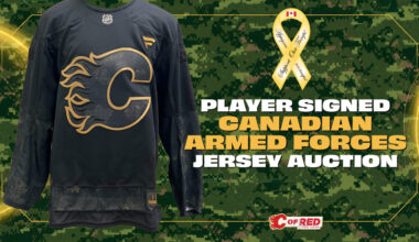 Canadian Armed Forces Jersey Auction Now Live