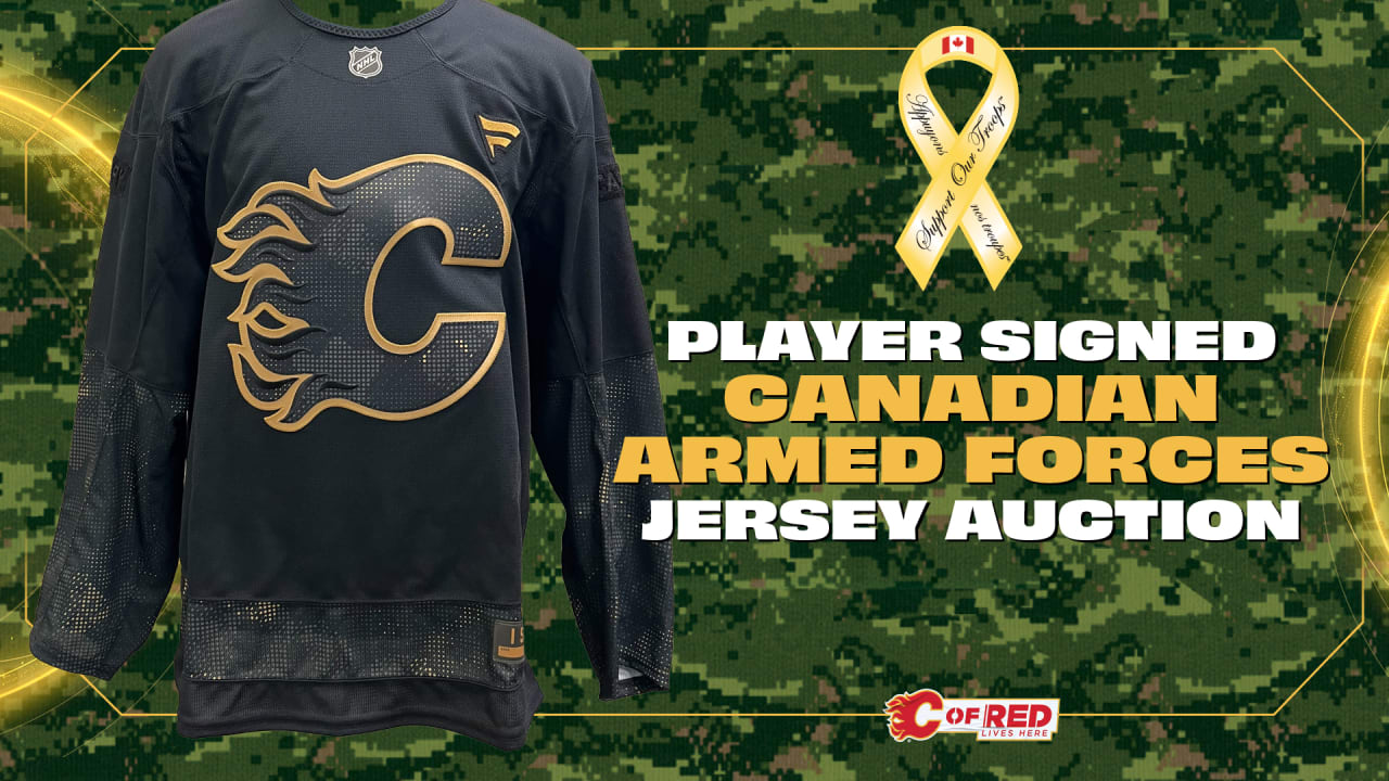 Canadian Armed Forces Jersey Auction Now Live