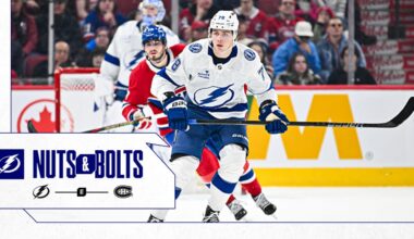 Nuts & Bolts: Lightning continues the back-to-back in Montréal