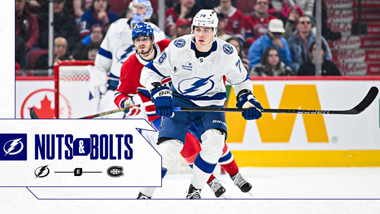 Nuts & Bolts: Lightning continues the back-to-back in Montréal