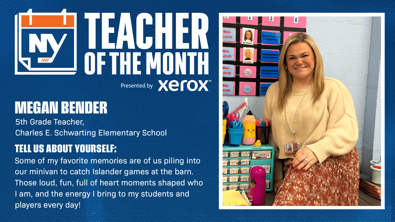 Teacher of the Month: Megan Bender