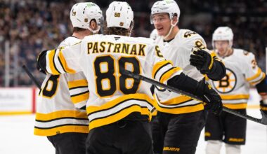 Pastrnak nets 4 points as the Bruins beat the Jets 6-3