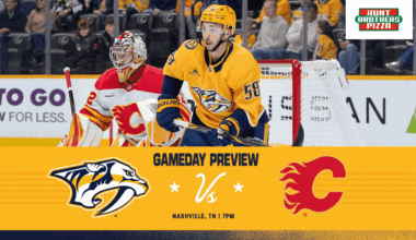 GAME DAY: Flames vs. Preds, December 2