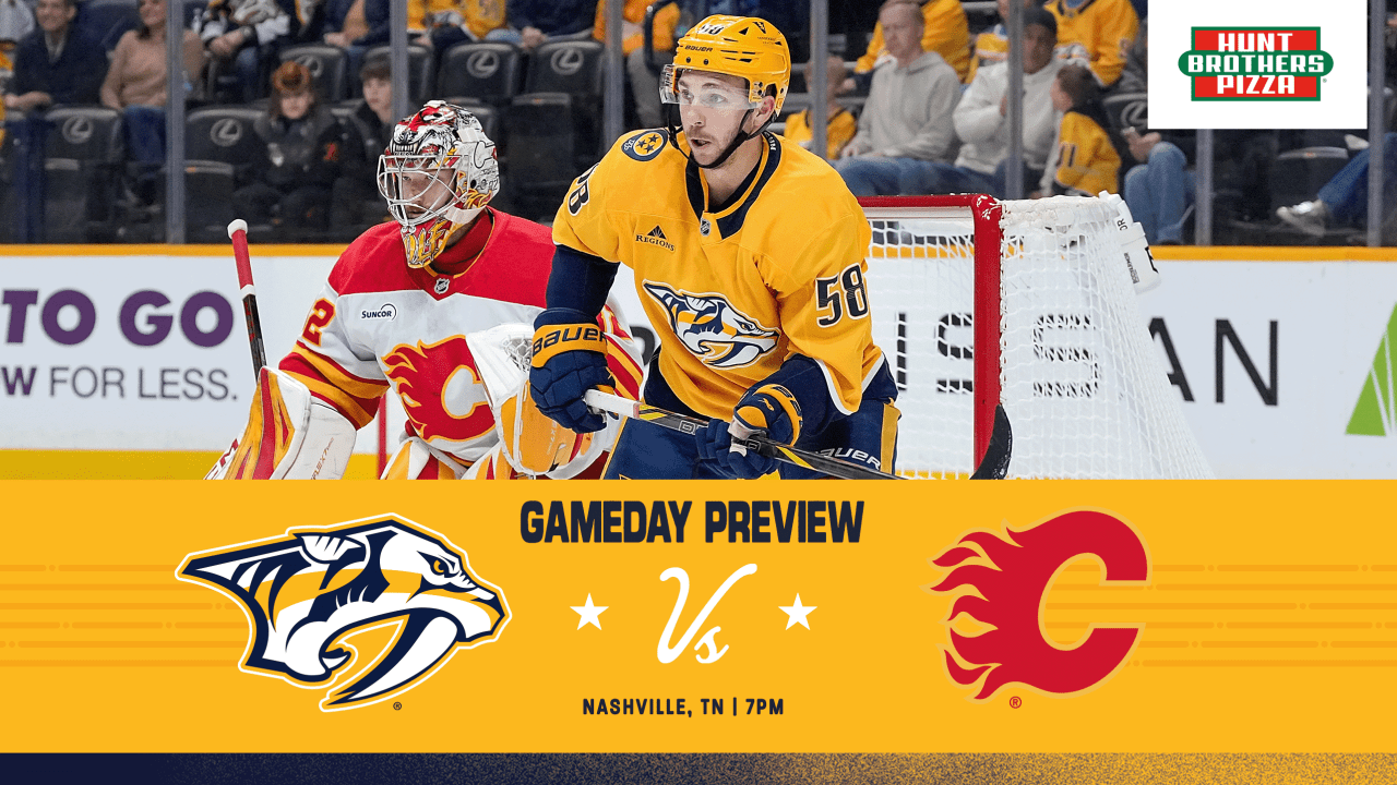 GAME DAY: Flames vs. Preds, December 2