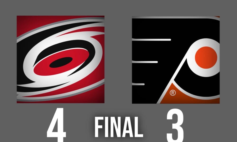 Flyers Don't Weather the Storm, Fall 4-3 to Hurricanes in a Shootout
