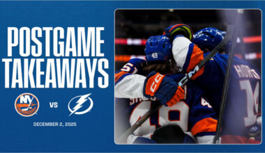 Takeaways: Islanders Beat Bolts 2-1