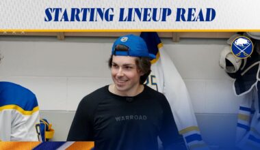 Starting Lineup Read | Buffalo Sabres