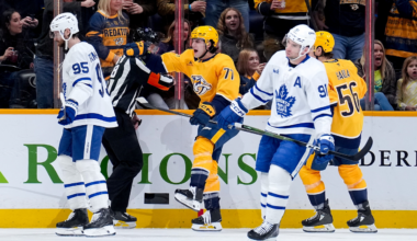 Evangelista breaks tie in 3rd, Predators edge Maple Leafs